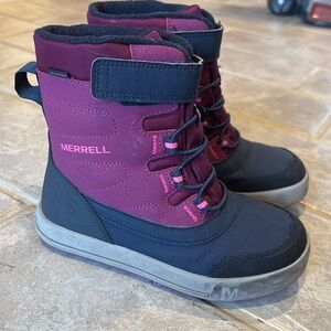 Merrell Kids Boots - Black and Purple